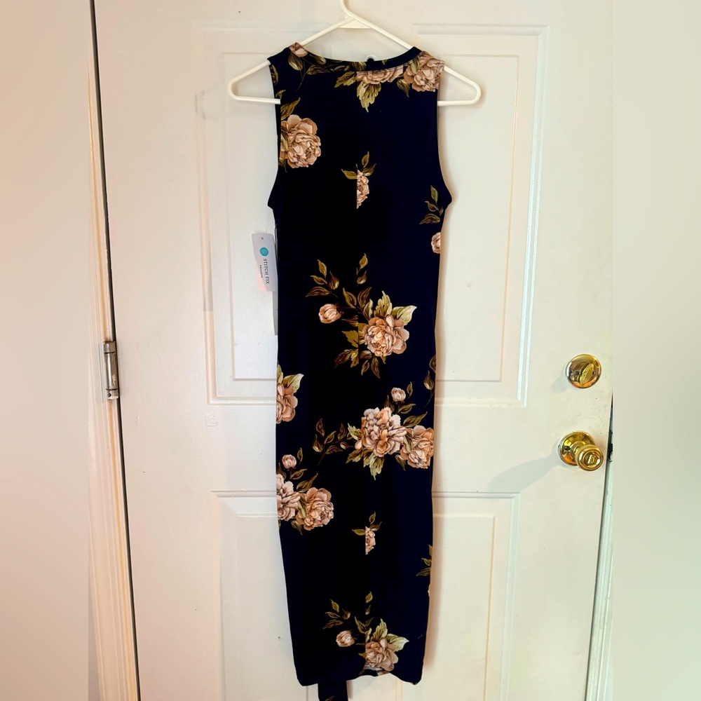 Nine Britton fitted wrap dress size small NWT